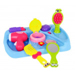 Sada doplnkov kufríkový toaletný stolík ružový